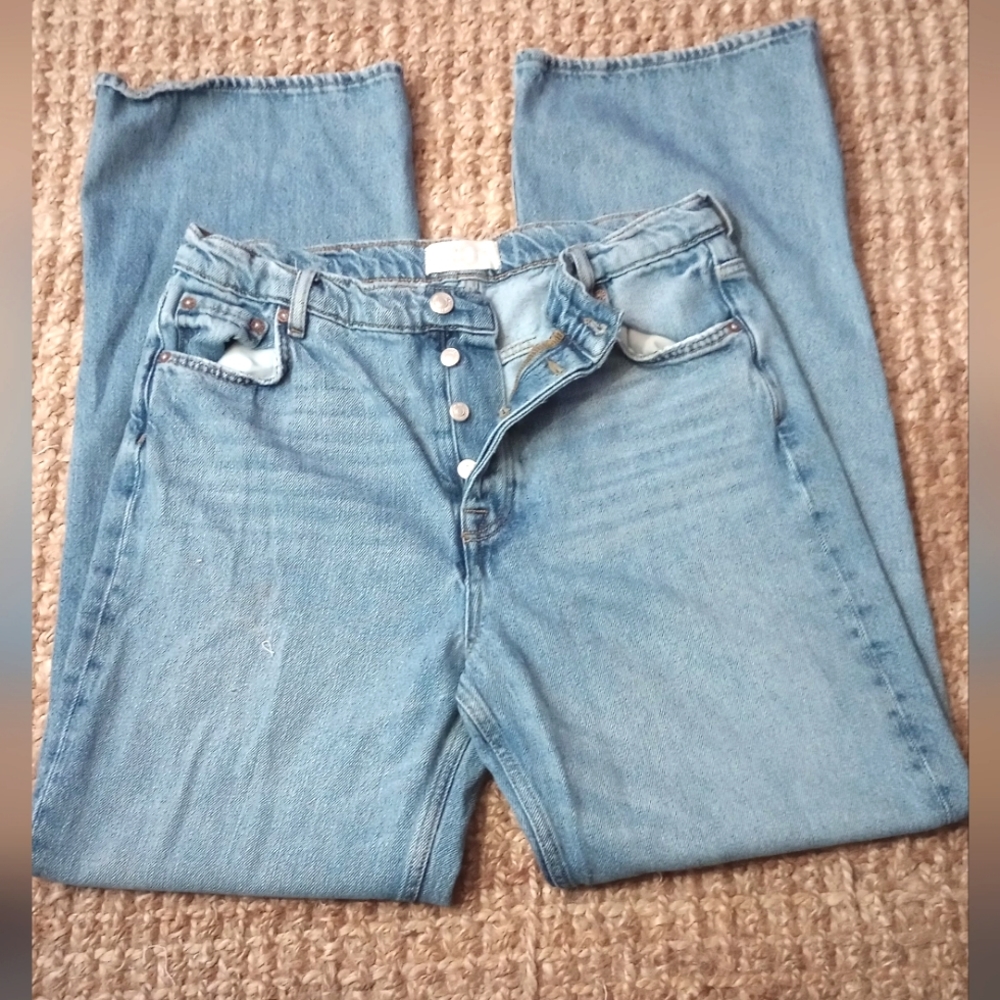 Free people We the Free long line slit Straight Jeans - Picture 4 of 11